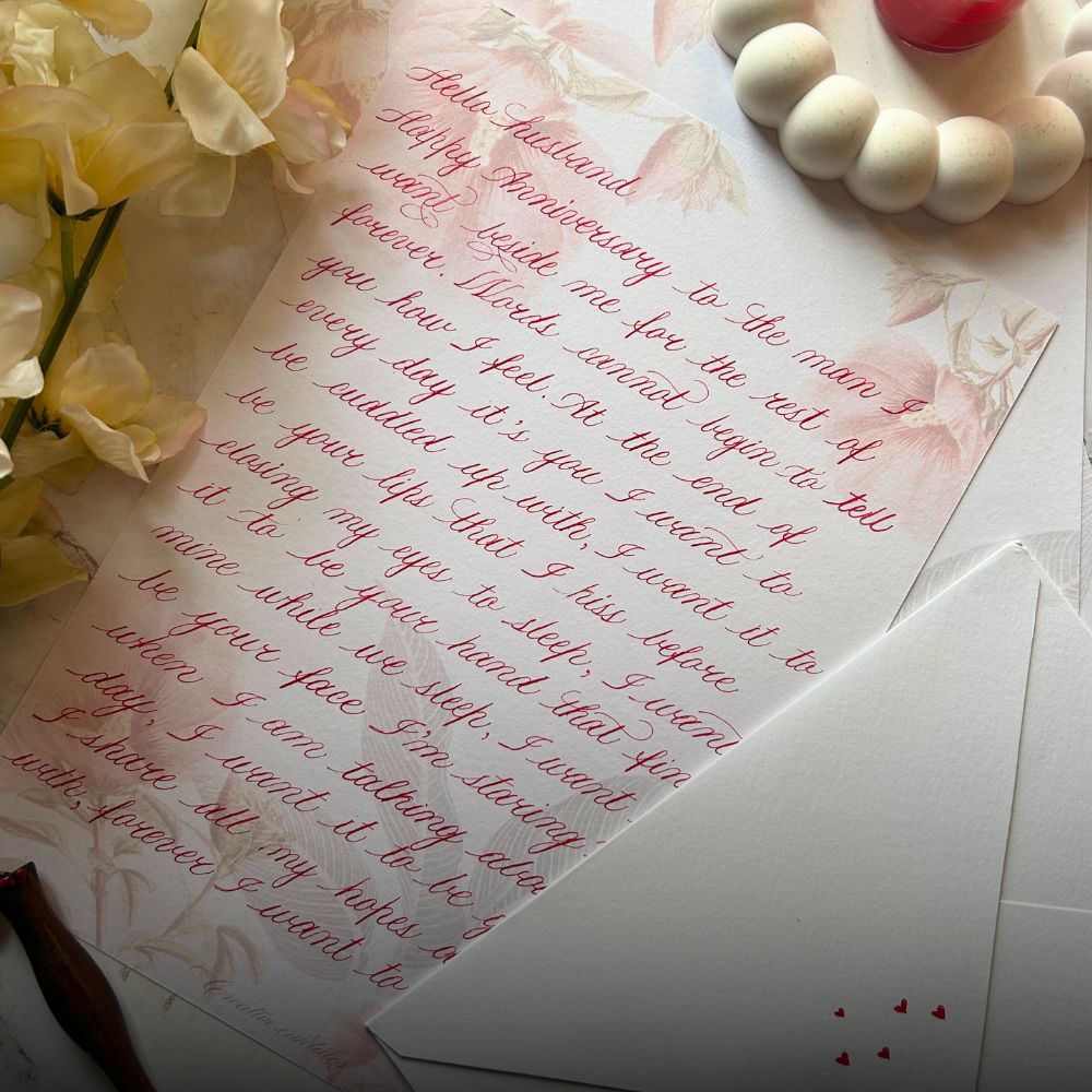 Handwritten Letter (Scroll Box)