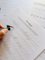 Copperplate Calligraphy Worksheets