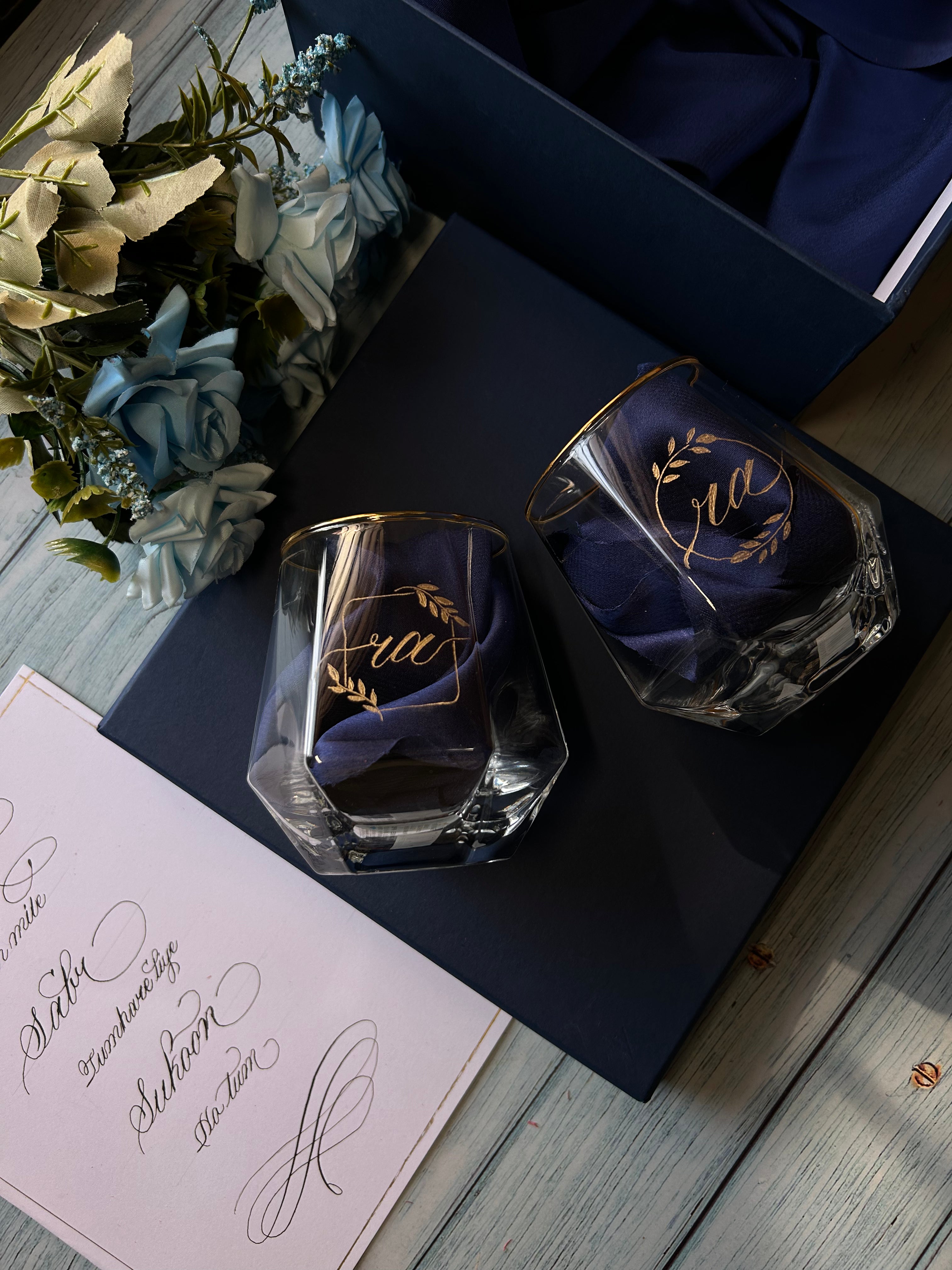 Custom Hand Engraved (Set of 2)