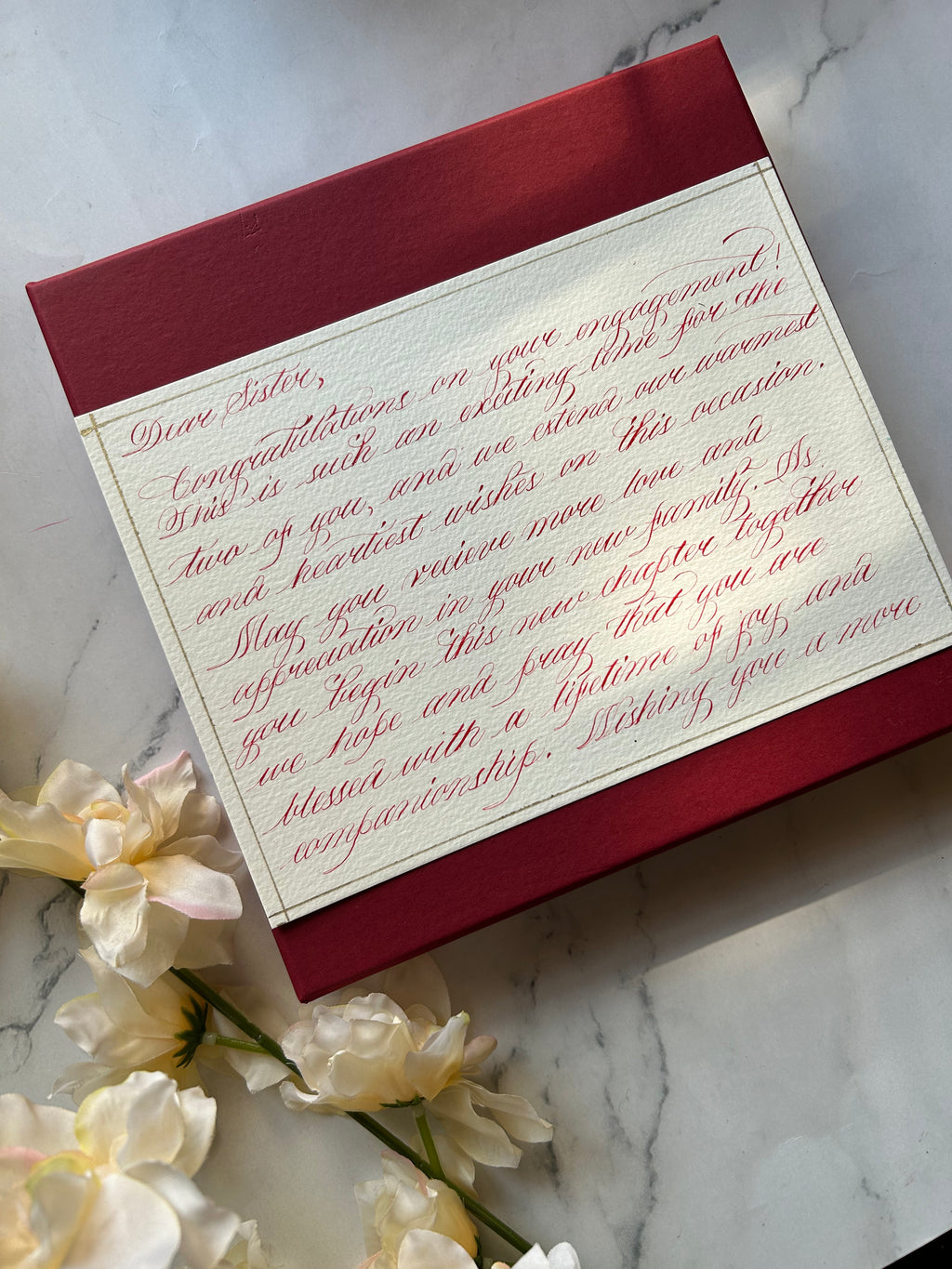 Handwritten Letter (Scroll Box)