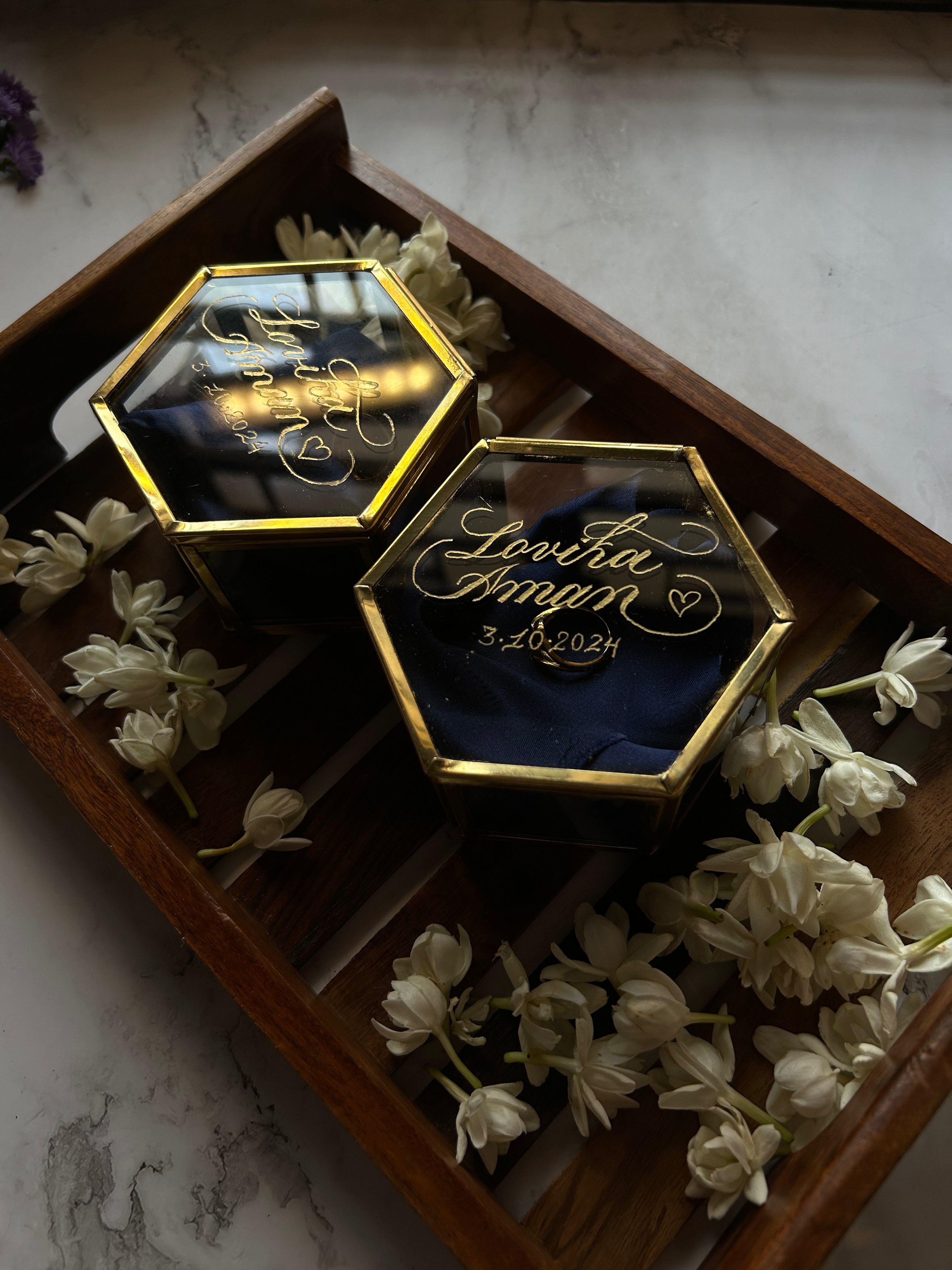 Custom Ring Box (Set of 2)