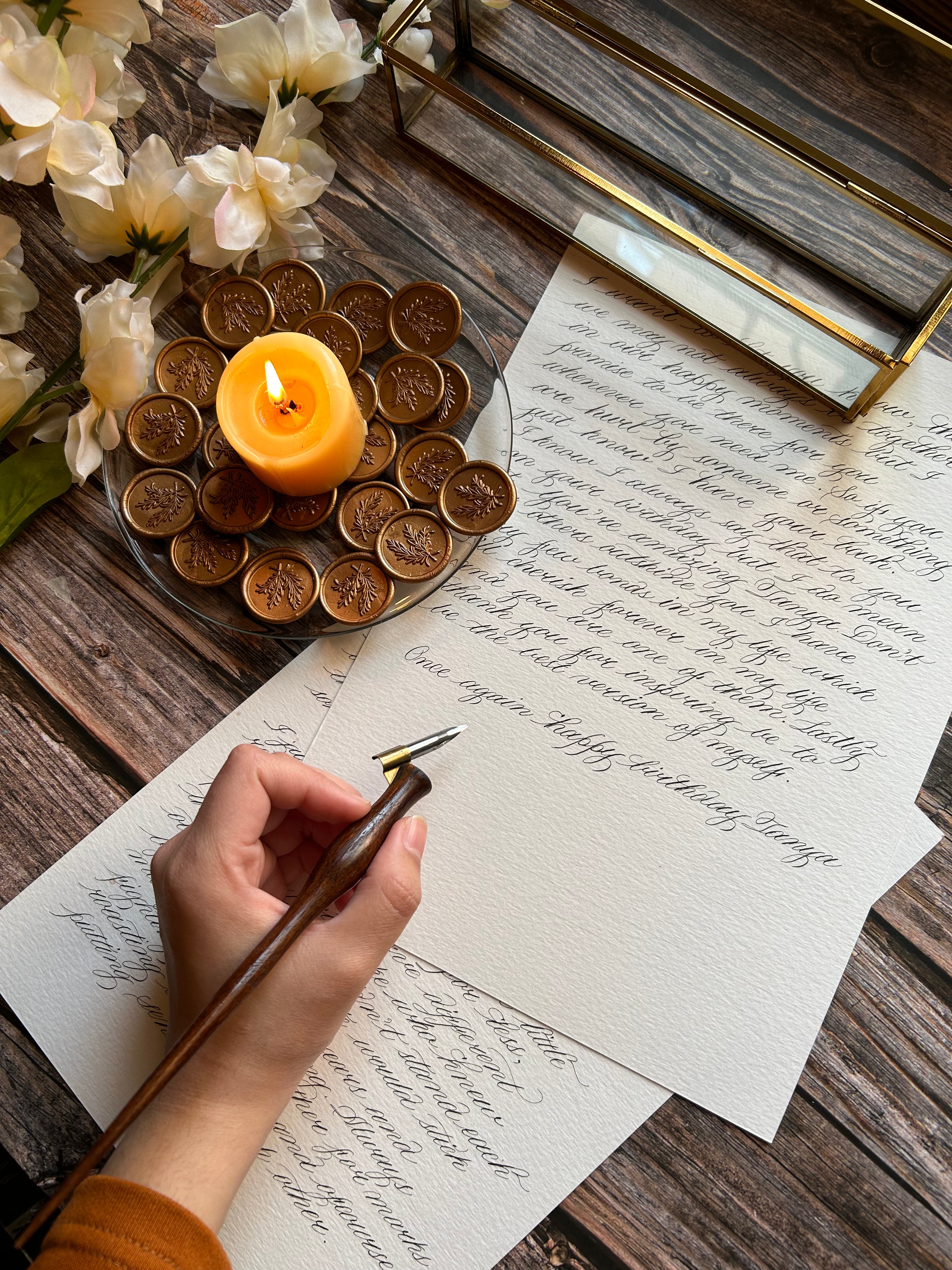 Handwritten Letter (Scroll Box)