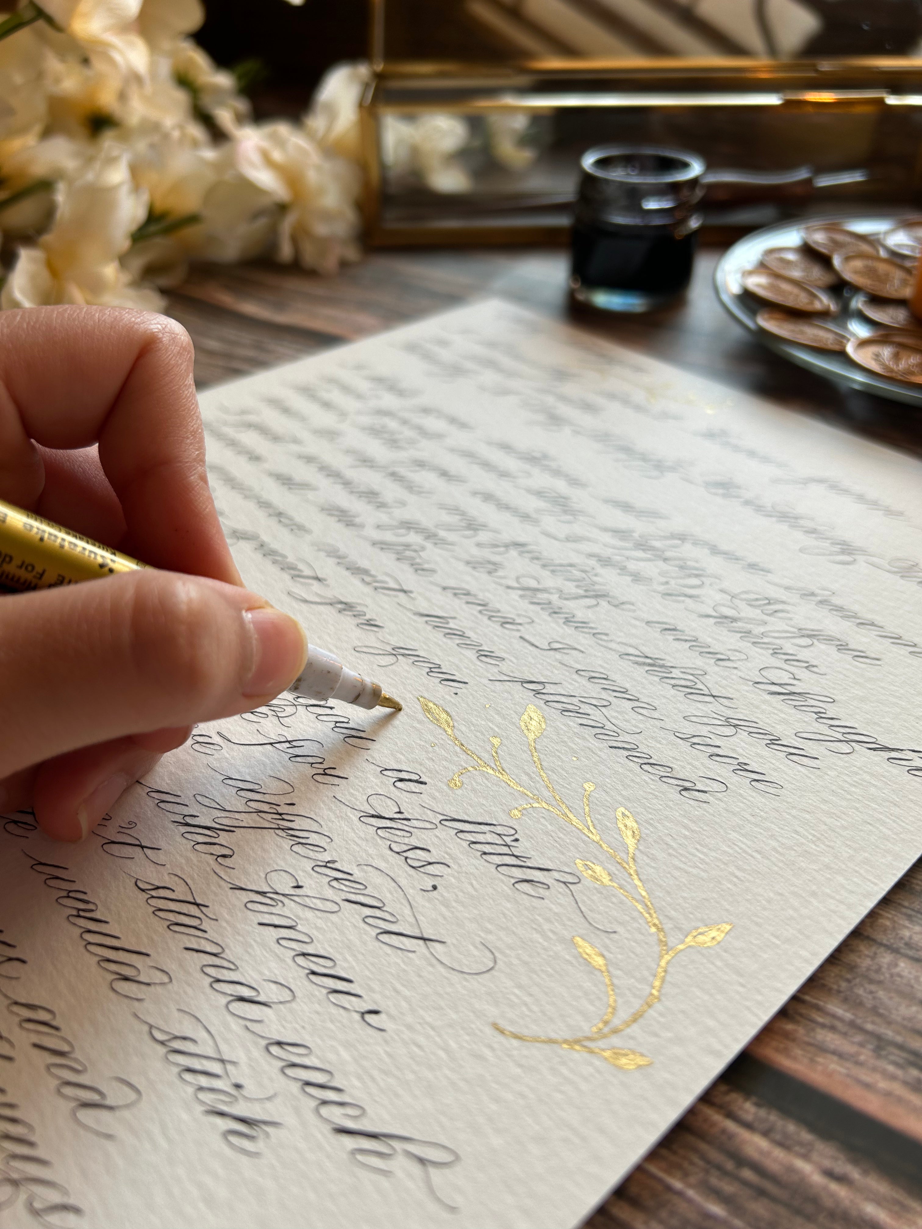 Custom Scrolled Letters Handwritten Letter (Scroll Box) – Creative Inktales