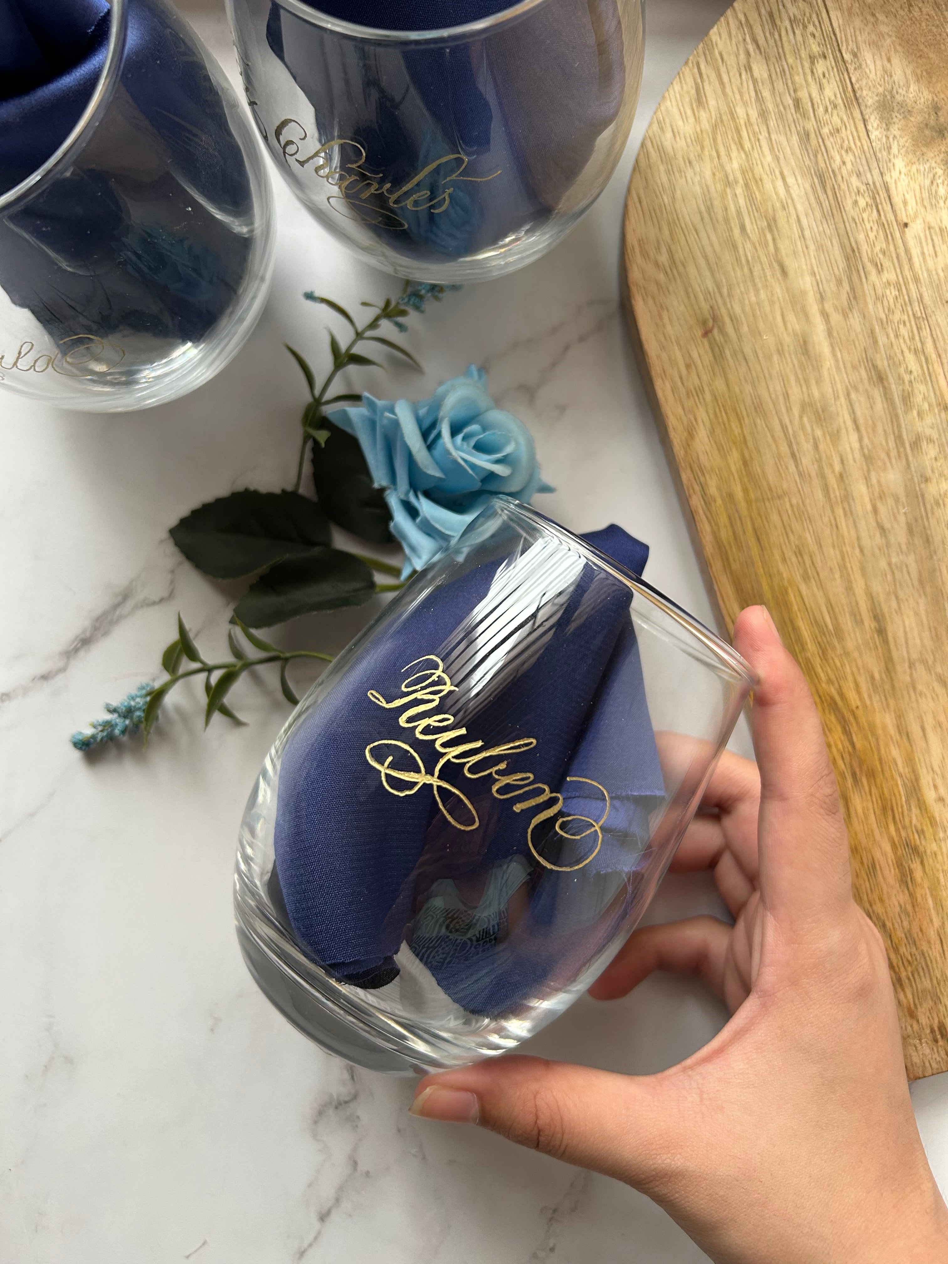 Custom Hand Engraved (Set of 2)