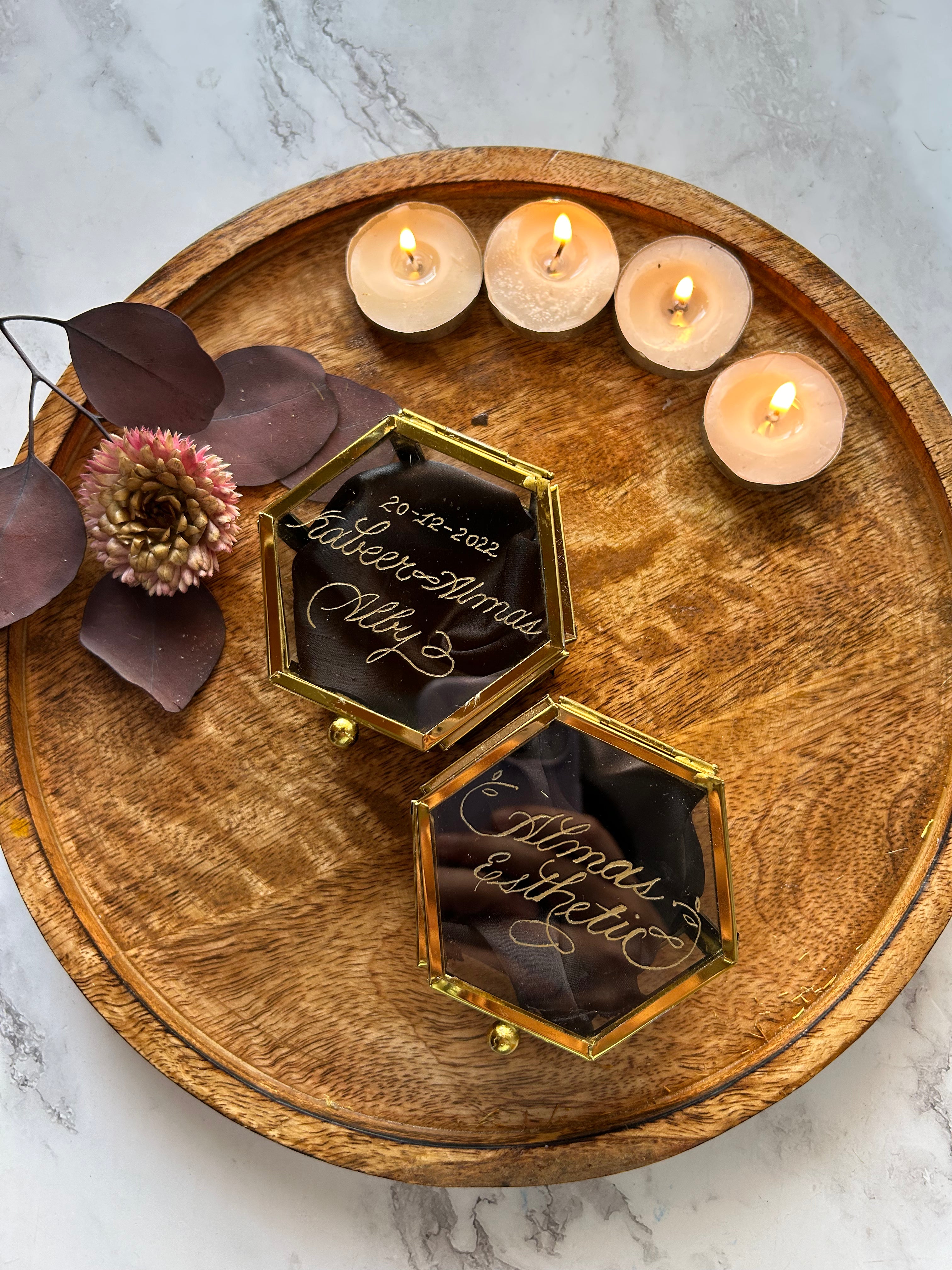 Custom Ring Box (Set of 2)